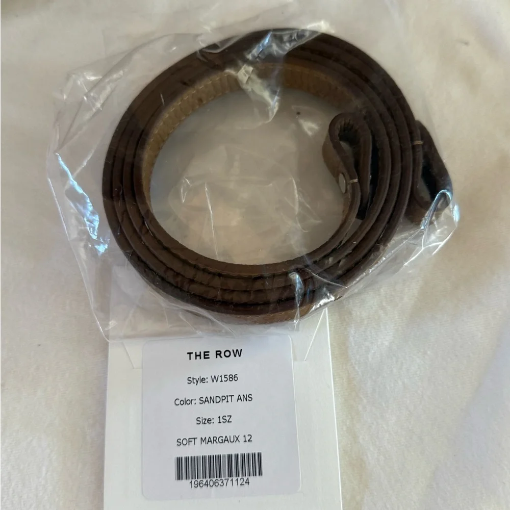 The Row Soft Margaux 12 Bag Sandpit Leather Silver Hardware - Picture 6 of 7